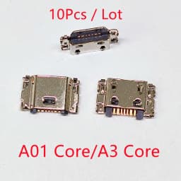 10pcs For Samsung A12 A10s A21s A11 A20s A22 A32 A33 A01 A30s A31 A51 A50s A71 A70s A52 A72 USB Charging Port Charger Connector