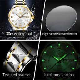 OLEVS Top Original Quartz Couple Watch Roman Scale Diamond Dial Luxury Watch For Men Women Rhombus Strap Waterproof Hand Clock