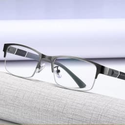 3PCS Anti Blue Reading Glasses Men Half-frame Glasses Business Style Male Eyeglasses For Old People Glasses With Grade +100~+400