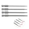 4pcs Hex Head Wrench Drill Bits Set Screwdriver Bits Magnetic Tips Hex Key Screwdriver Socket Bit Set Tips for Screwdriver Drill
