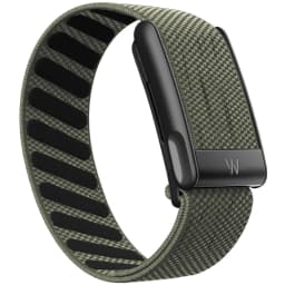 Whoop 5.0 Replacement Strap, Nylon Woven Elastic Sport Band with Metal Logo for ECG & Fitness Tracking