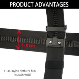 TUSHI Brand 5cm Wide Functional Wind Hanging Gun Shooting Training Belt Men's Versatile Workwear Casual Nylon Automatic Buckle