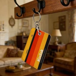 K-Kodak Camera Brand Badge Holder Keychain For Bank Business Work Card Holder Student Card Protective Case Bus Card