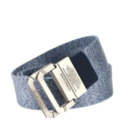 Double Loop Buckle Nylon Belt Woven Belt Versatile Casual Jeans Pant Belt for Men and Women