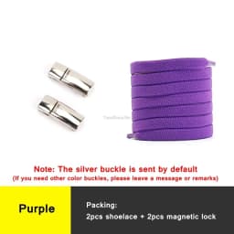 New Magnetic Lock No Tie Shoe Laces Elastic ShoelacesFor Sneake Without Ties Shoelace on Magnets Kids Adult Boots Sneakers Laces