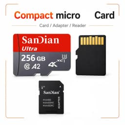 Bold SD Cards 128GB 512GB 32GB Memory Card Micro TF SD Card TF Cards for Body Camera/Phone/Digital Frame/PC Mac/Baby Monitor