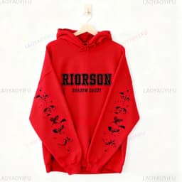 Fourth Wing Hooded Sweatshirt Riorson Shadow Daddy Hoodies book lover Gift Clothing Men Women Fashion Creative Design Streetwear