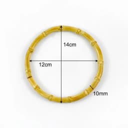 2/4Pcs Deepeel 7.5-18cm Bamboo Rings Bag Handles DIY Handmade Craft Wooden Bags Closure Round Handle Purse Woven Accessories