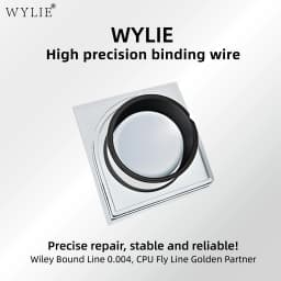 WYLIE 0.004mm BGA Fly Wire, Ultra-Thin Binding Wire for Phone PCB/CPU Repair, Non-Insulated Stretchable Micro-Soldering Repair