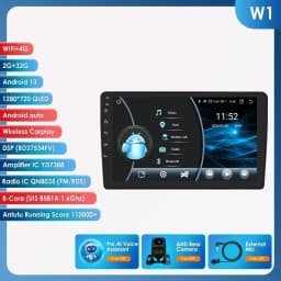 Hizpo CarPlay Android 14 Auto Radio for For Audi A4 B6 B7 S4 RS4 1999-2008 Seat Exeo 4G Car Multimedia GPS 2din Autoradio System
