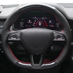 Anti-Slip Genuine Leather Suede Braid Car Steering Wheel Cover For Skoda Citigo Roomster Fabia Octavia Superb Karoq Rapid