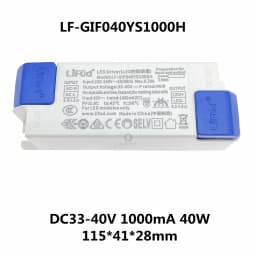 LiFud LED Driver 8W-60W High PF Transformer LF-GIRxxxYM YS Series 350mA 800mA 900mA 1000mA 1300mA 1400mA 1500mA