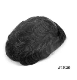 Men's Capillary Prothesis Lace PU Toupee Men Wigs For Men Wig Soft Male Hair Prosthesis 100% Human Hair System Natural Hairpiece