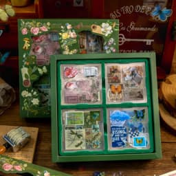 Mr.Paper Master 100pcs/Box Pet Sticker Set Vintage Garden Theme DIY Journal Material Stationery