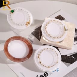 Acrylic Bracelet Bangle Display Plate Jewelry Necklace Display Design Storage Tray Jewelry Bracelet Photo Props