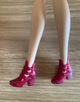 New styles Doll shoes high heel boots flat shoes toy blue yellow red purple for your BB 1/6 dolls A199a