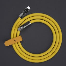 120W 6A Super Fast Charge Type C Silicone 180° Rotating Elbow Type-C-C Data Cable 1M 2M USB Cable USB C to C Charger Cable