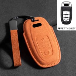 Car Key Case Cover For Audi A1 A3 8P A4 B9 A5 A6 C7 8S A7 A8 Q3 Q5 Q7 4M S4 S5 S6 S7 S8 RS3 RS6 SQ5 TTS Car Keychain Accessories