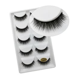 5 Pairs 3D Mink False Eyelashes H13, Soft Eyelash Extension Natural Eyelashes Makeup Lashes Wholesale G800, G806