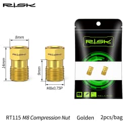 RISK Ultralight Bicycle Oil Disc Screw Titanium Alloy Retainer Pin Bleed Nipple Compression Nut XT Bike Accessories