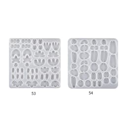 2Pcs/1Pc DIY Earring Silicone Mold Irregular Dangle Making Tool Handmade Necklace Jewelry Pendant Mold DIY Resin Casting Mold