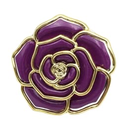 Rose Flower Pattern Bag Hooks Portable Folding Table Hook Clasp Purse Bag Handbag Hooks Hanger Holder