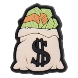 Good Quality 1-25pcs PVC Shoe Charms Money Banknote USD Symbol Purse Accessories DIY Shoes Ornaments Fit Wristbands Kids Gift