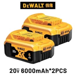 100% Original DeWALT 20V 6000mAh Power Tool Battery DCB206 DCB205 DCB200 DCF887 DCG405 DCD791 DCF922 DCF850 DCD805 Tool Battery