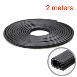 BLALION 10m Car Door Seal Edge Protector Door Guard Protective Strips Universal Automobiles Doors Trunk Hood Seal Sealant Strip