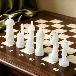 E06E Epoxy Craft Mold with Chess Theme for Display and Gift Projects