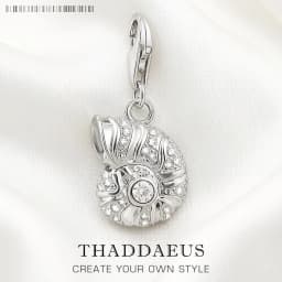 New Conch Pendant Lucky Charm Ocean Gift For Women Summer 925 Sterling Silver Trendy Jewelry