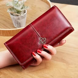 Gothic Moon Black White Cat Leather Wallet Luxury Long Purses for Cards Holder Wallets with Zip Coin Pocket Ladies Handbags