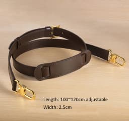 Fashion Genuine Leather Bag Strap High Quality Shoulder Strap Bag Accessories Narrow Bag Strap Hot Fashion Shoulder Bag Parts