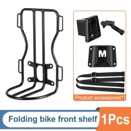 Metal Front Rack for Brompton Bike Bag Front Lightweight Shelf Luggage Rack Bicycle Accessories