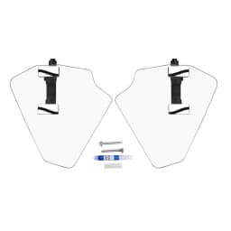 Panical Hand Guard Deflector Mount Tint Mirror Wind Case Upper Air Deflector Deflectors For Honda Goldwing GL1800 F6B 2018-2024