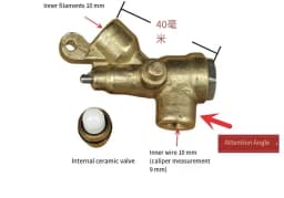 1PC Copper Pressure Washer Spray Gun Valve Water Gun for Car Washing Machine Core Fittings Accessory