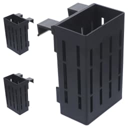3 Pcs Black Hooks Aquarium Plant Stand Hanging Holder Pots Container Planting Baskets Plastic Fish Tank Decorations Naments Pet