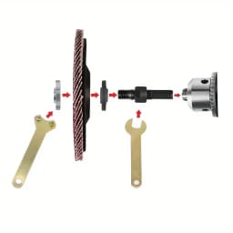 5-piece Hand Drill Angle Grinder Connecting Rod Electric Drill Conversion Head Converter Cutting Angle Grinder Accessories