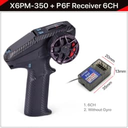 DUMBORC X6PM-350 RC Transmitter Receiver Kit BL3F/X6FG/X6FP/X4FMG 2.4GHZ RC Controller 6CH Gyro Universal RC Car Remote Control
