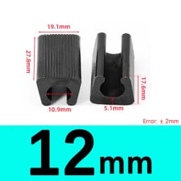 Transparent/Black/White U Shaped Non-slip Chair Leg Pad PP Plastic Non-slip Furniture Feet Floor Protectors Anti-front Tilt
