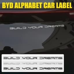 Car Refit Accessories ABS Trunk Body Engine Cover Badge Logo Rear Sticker For BYD Tang Atto3 Yuan Plus Seal Song Dolphin Sealion