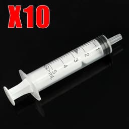 No needle! 5 10 20 50 100Pcs Plastic Nutrient Health Measuring Reusable Hydroponics Nutrient Syringe Tools Sampler 5ML Syringe