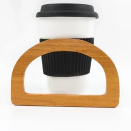 2Pcs Deepeel Solid Wood Bag Handle Women's Handbag Wrist Ring Handles Woven-Bag Purse Frames DIY Bags Replacement Accessories