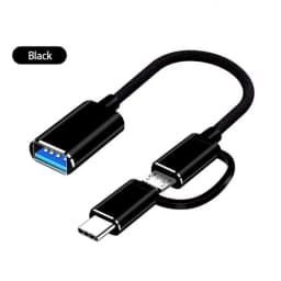 Type-C OTG  Cable Adapter USB to Type C Adapter Connector for Xiaomi Samsung S20 Huawei OTG Data Cable Converter for MacBook Pro