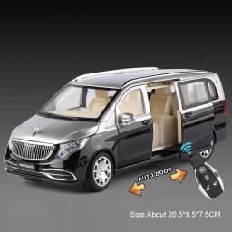 1:24 Alphard VS680 Remote-controlled Car Model Toy Models Alloy Body Rubber Tires Business Vehicle Models Music Light Gifts