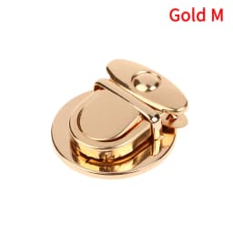 1PCS Mini Oval Twist Lock Metal Closure Buckle Turn Locks For Purse Wallet Women's Handbag Shoulder Bag Accessories
