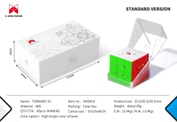 [JudyCube] QiYi X-Man Tornado V3M Pioneer UV Version Magnetic Magic Speed Cube Qiyi XMD Tornado V3 M Flagship Puzzle Toys