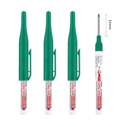 4Pcs/Set Long Nib Head Markers 30mm Deep Hole Multi-Purpose Perforating Pen for Metal Waterproof Woodworking Bathroom Decoration