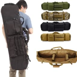 M249 Tactical Hunting Rifle Gun Bag Heavy Duty Gun Carry Bag 1000D Oxford Paintball Airsoft Air Gun Case With Shoulder Strap