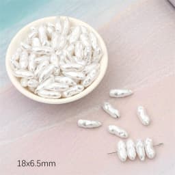 Cute Irregular Shape ABS Imitation Pearls Beads Charms for Necklace Bracelet Bead For Jewelri Makeing